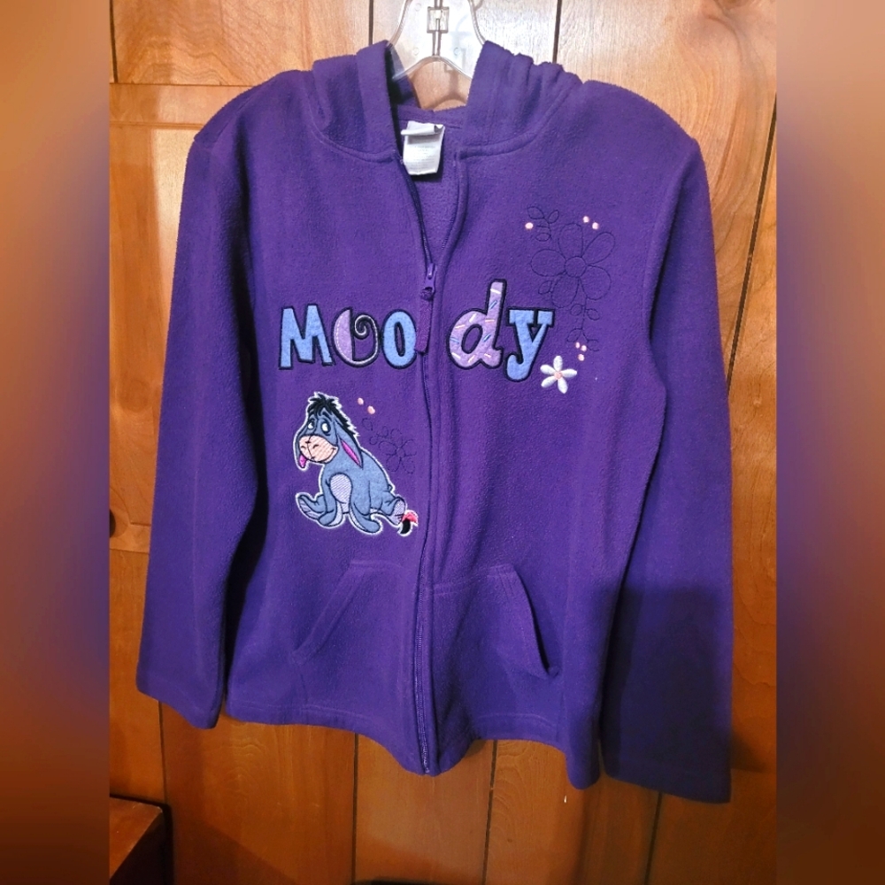 Disney Eyore zip up hoodie